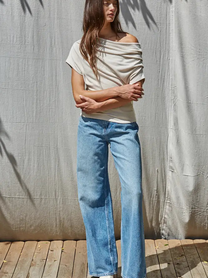 Off Shoulder Drape Top