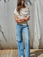 Off Shoulder Drape Top