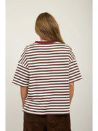Stripe Shirt- Dark Brown