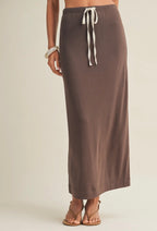 Strapless Tube Top and Maxi Skirt Set