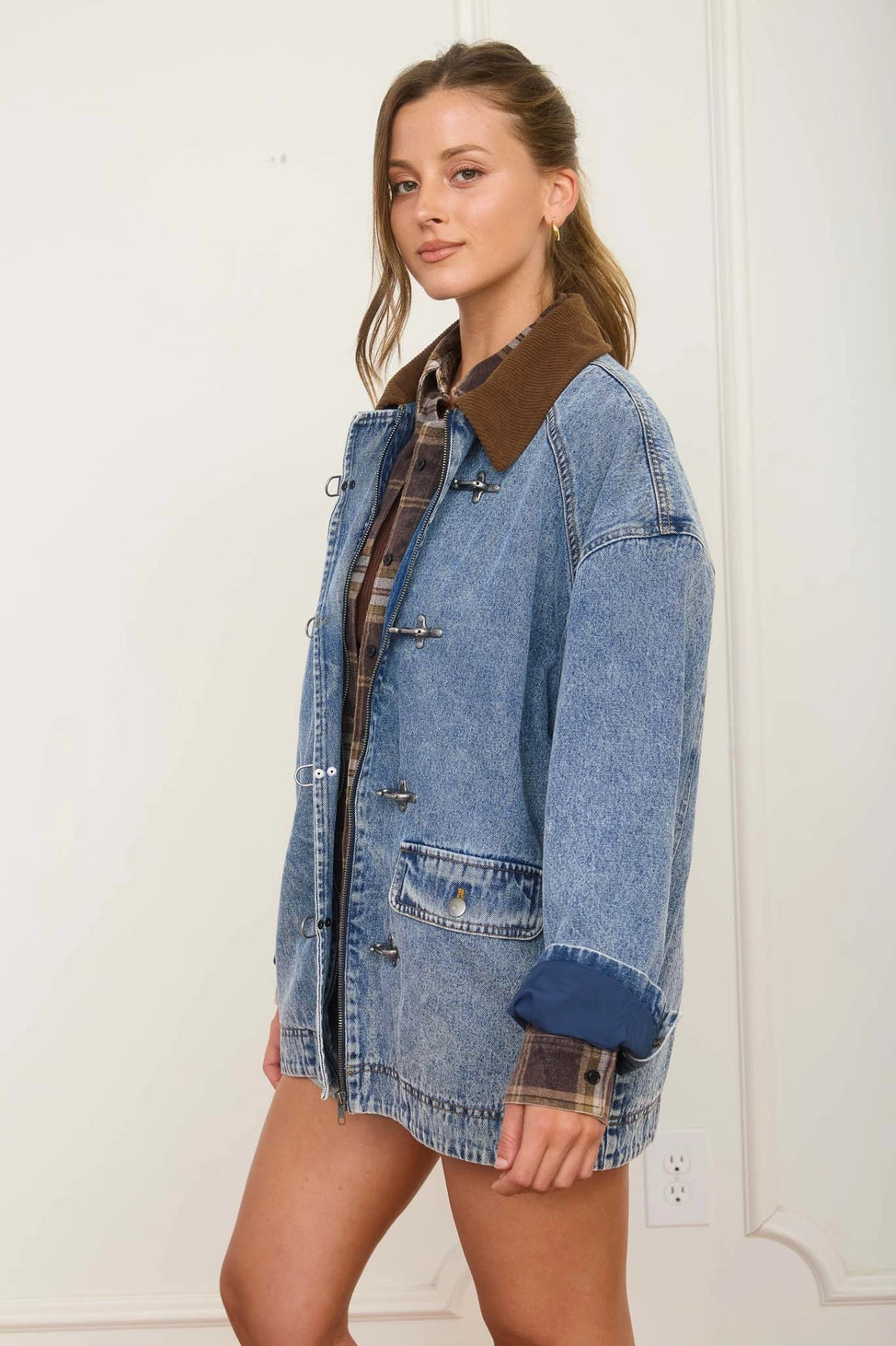 Latch Hook Denim Jacket