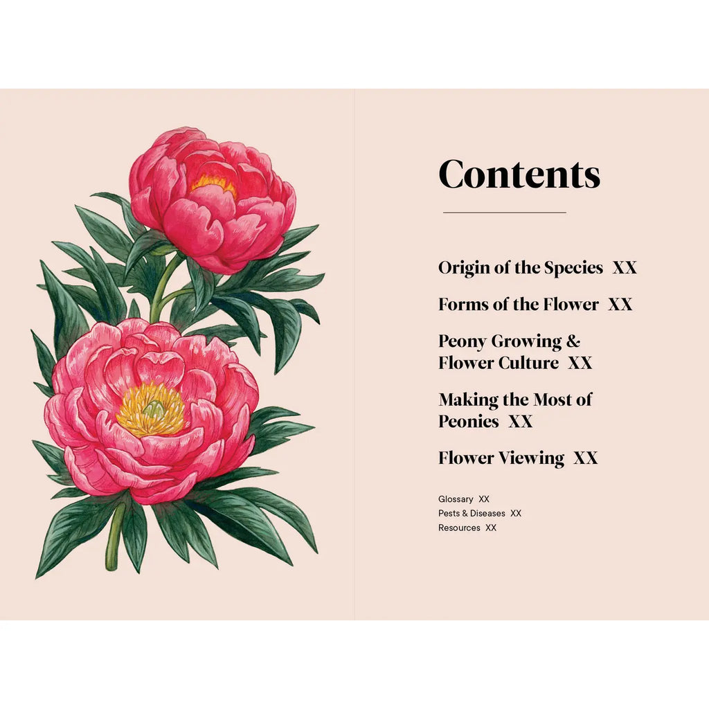Peonies Book