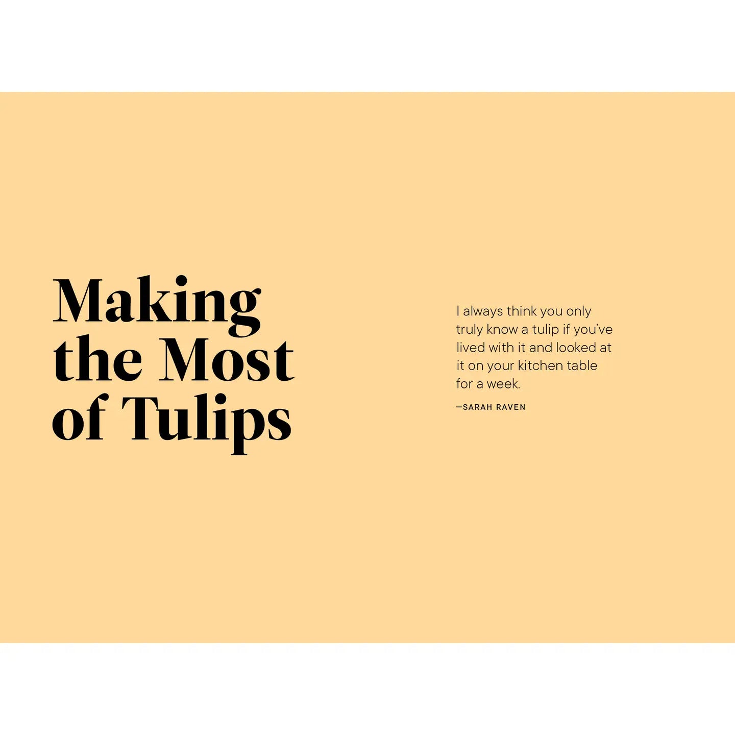 Tulips Book