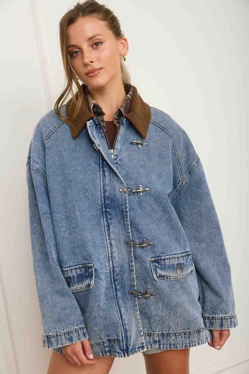 Latch Hook Denim Jacket
