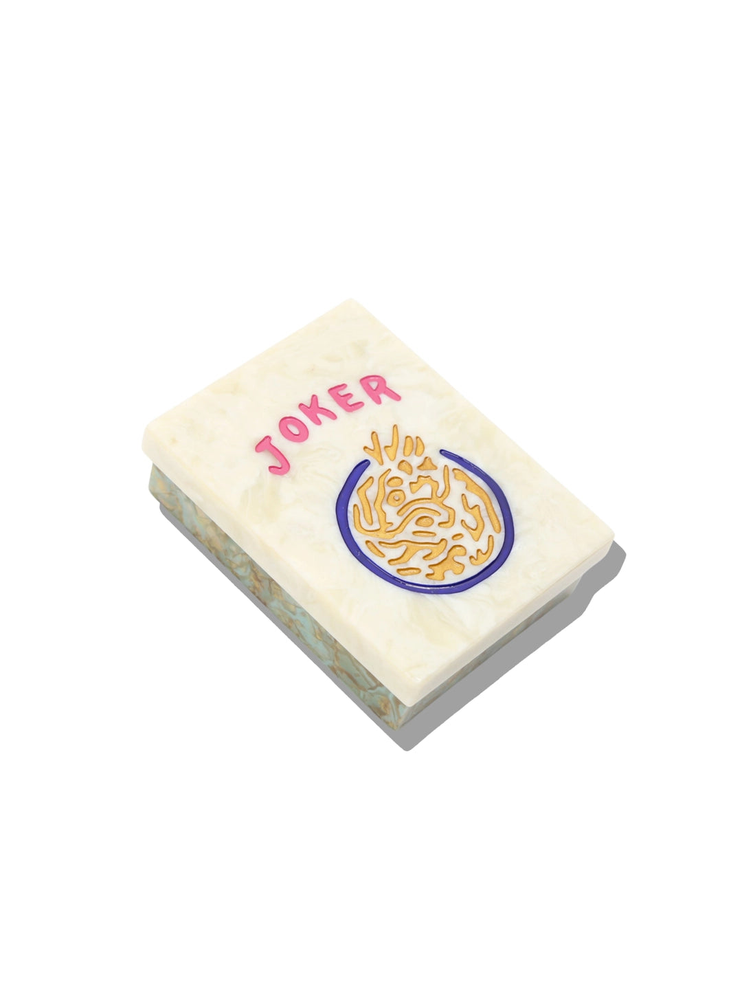 Handpainted Joker Mahjong Heirloom Box