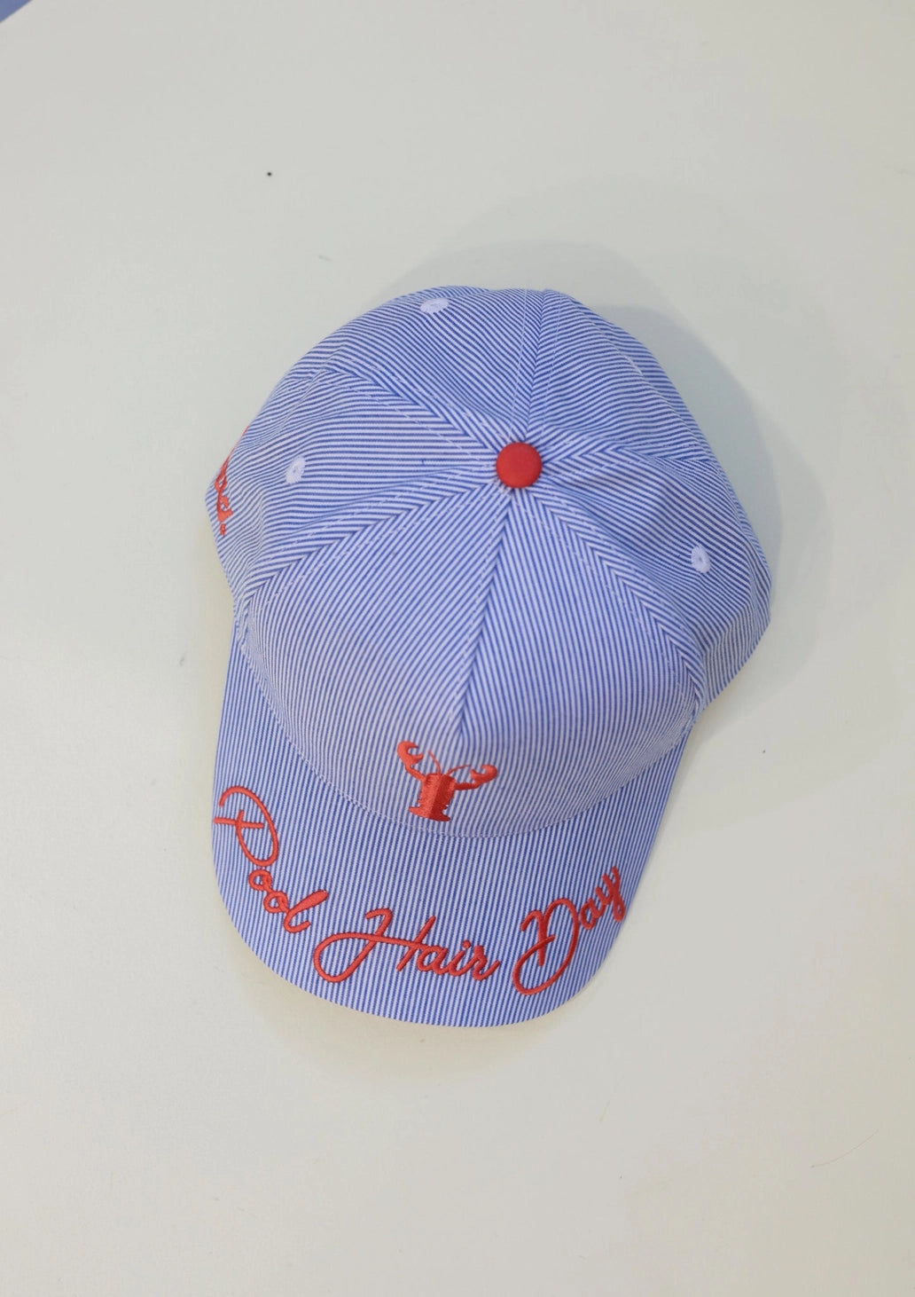 Pool Hair Strip Trucker Hat