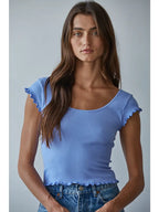 Lilac Ribbed Seamless Tank
