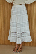 Eyelet skirt 