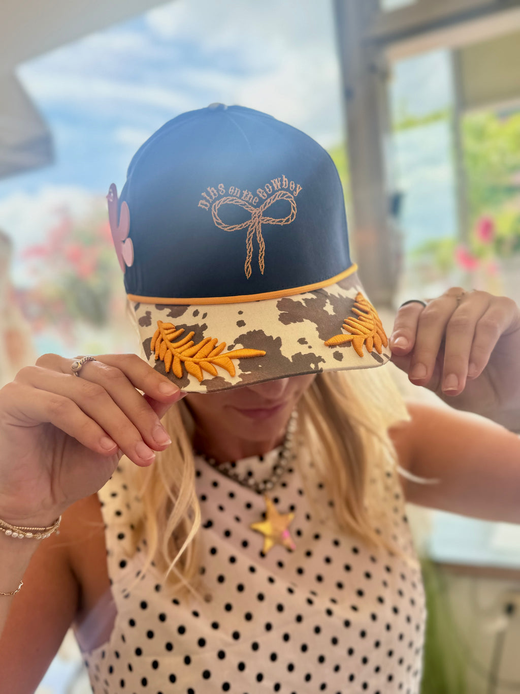 Dibs On the Cowboy Trucker Hat