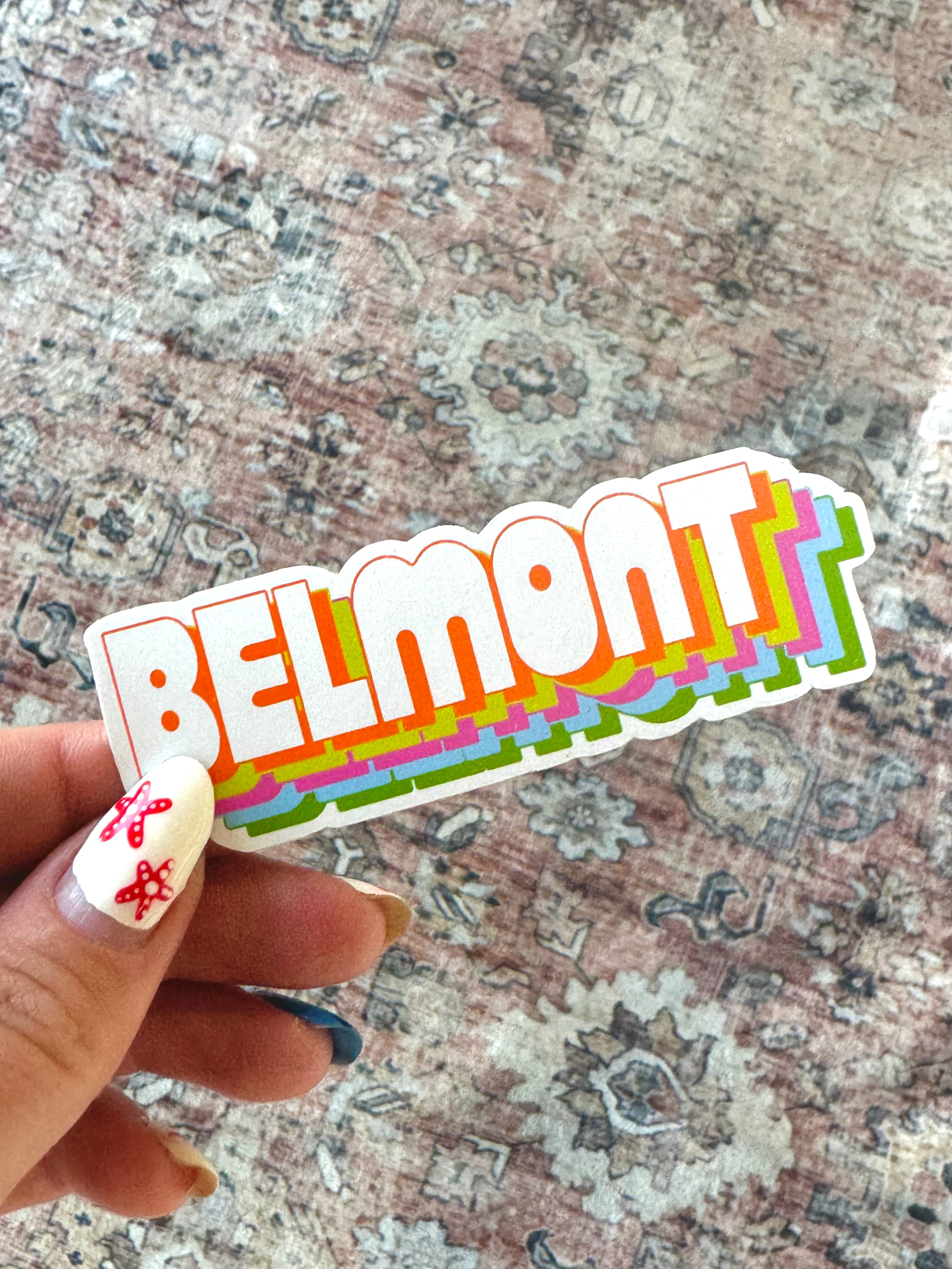 Belmont Retro Sticker