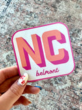 NC Belmont Sticker