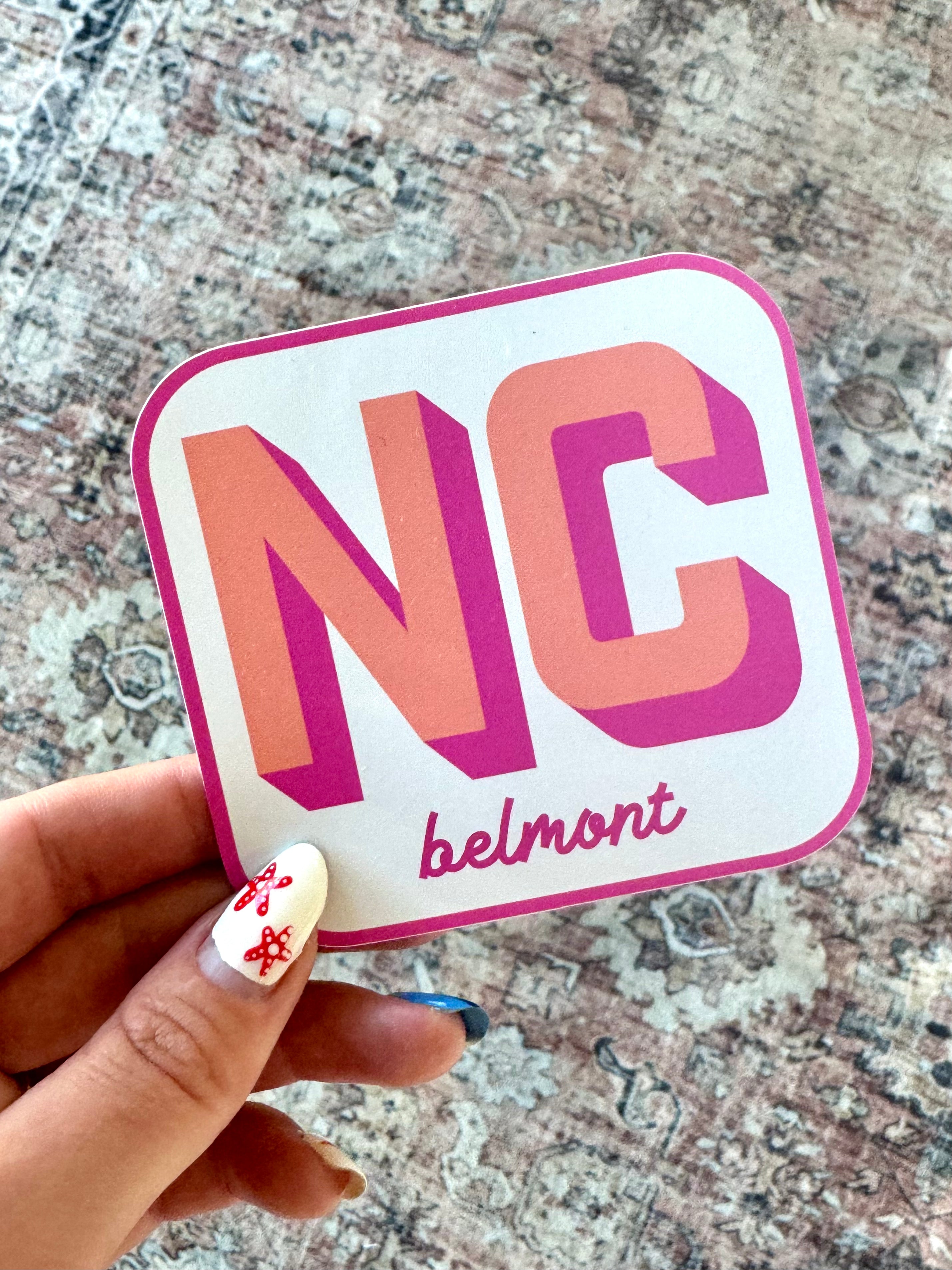 NC Belmont Sticker