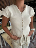 The Alana Top Ivory Sweater Top