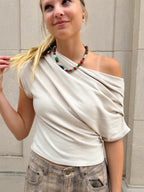 Off Shoulder Drape Top