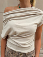 Off Shoulder Drape Top