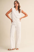 Lace Top & Pant Set