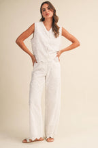 Lace Top & Pant Set