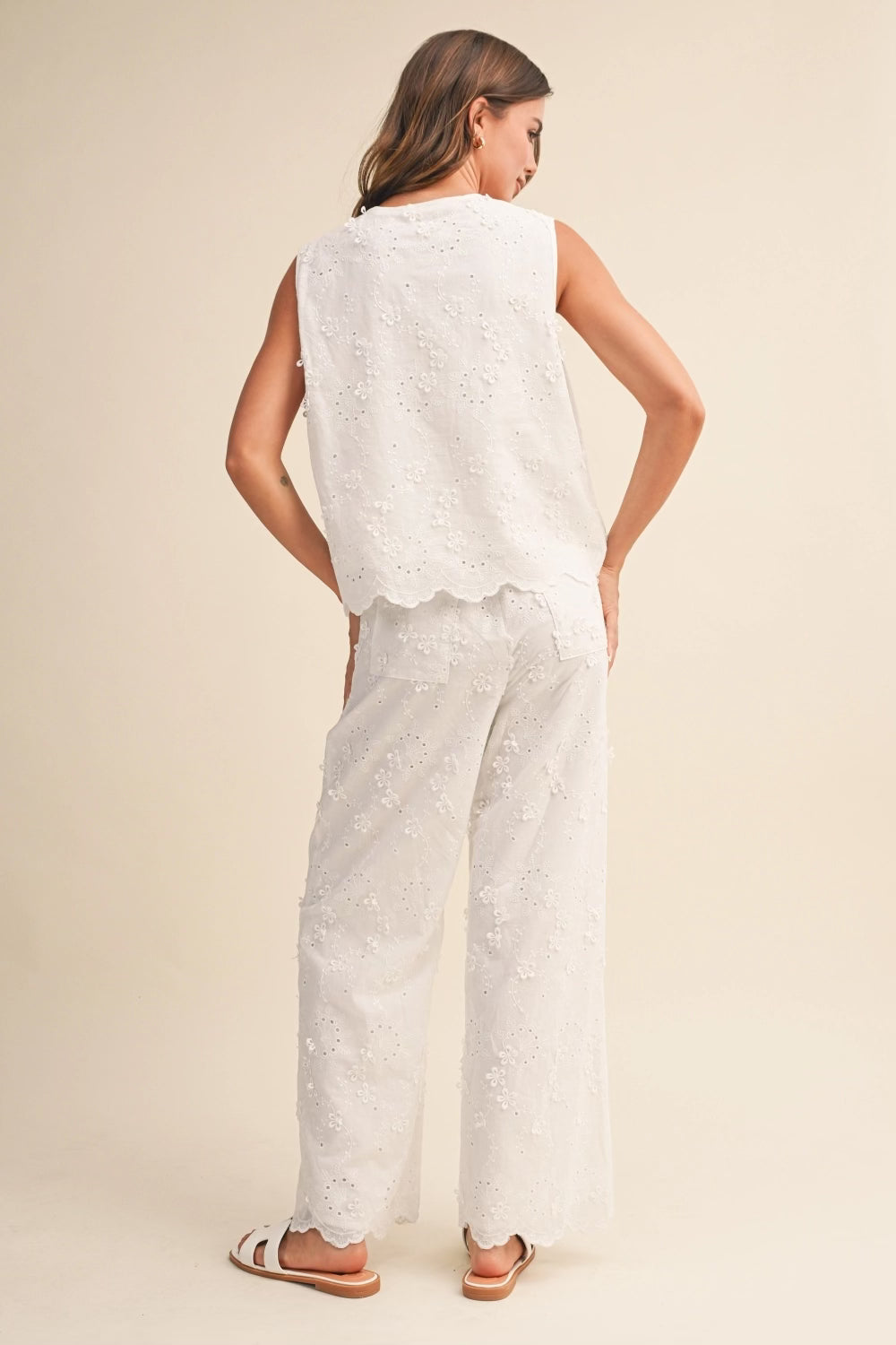 Lace Top & Pant Set