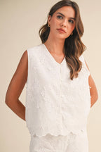 Lace Top & Pant Set