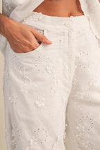Lace Top & Pant Set