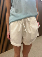 Alexis Cotton White Shorts