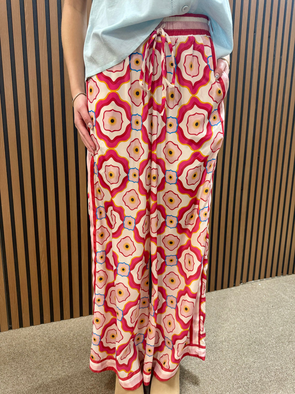 Presley Trellis Pink Pant