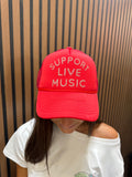 Support Live Music Trucker Hat