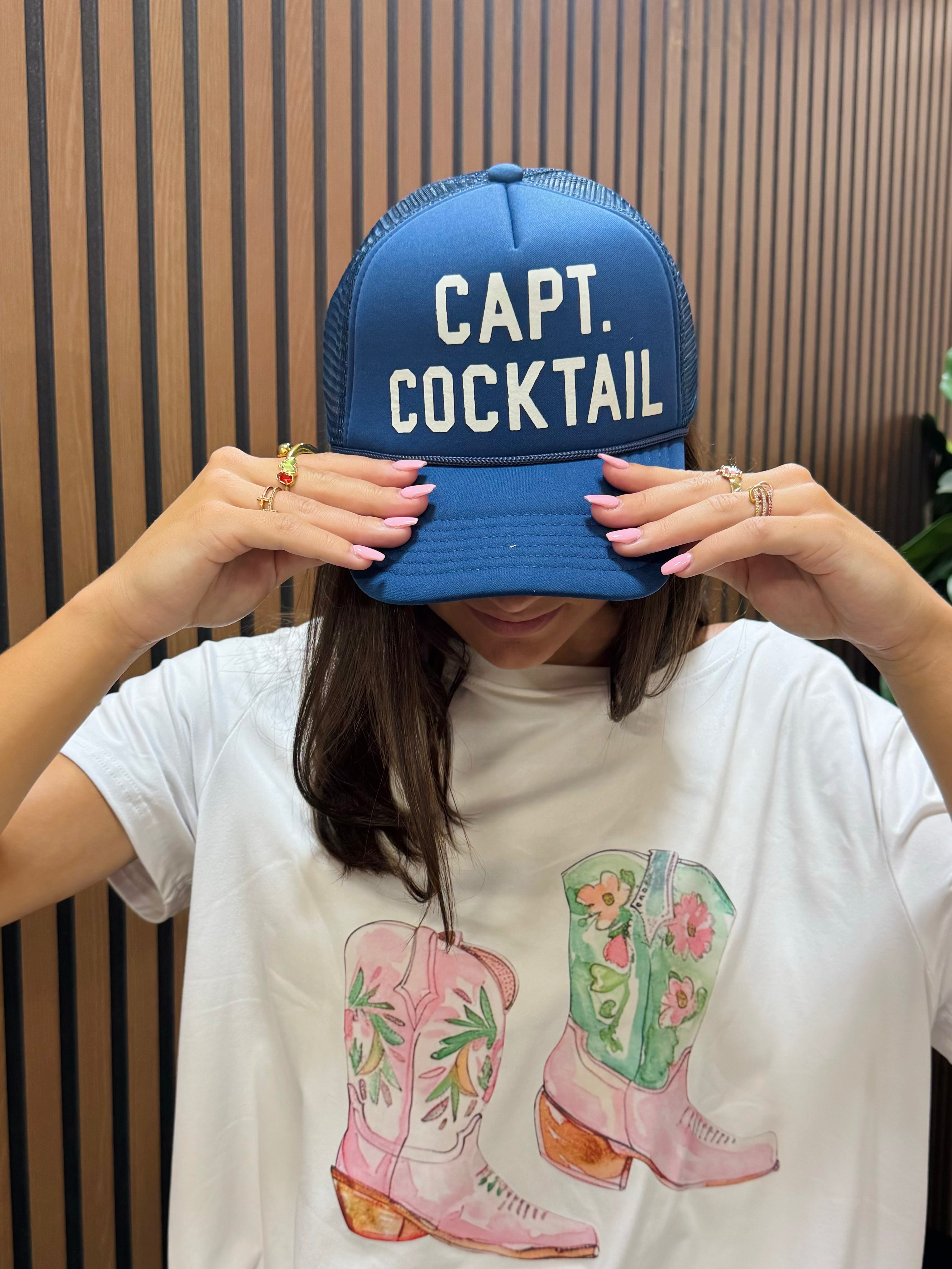 Capt Cocktail Trucker Hat