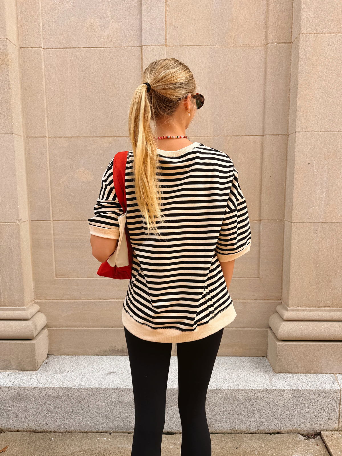 Oversized Stripe Top