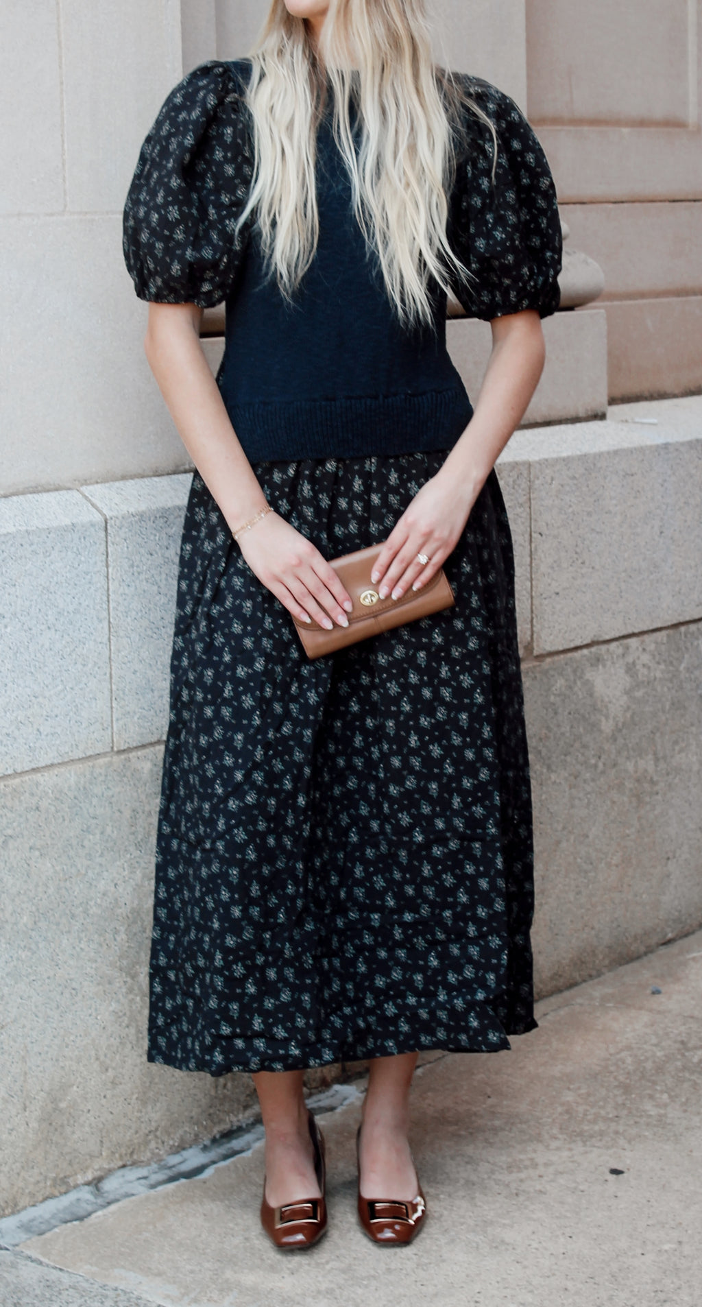 Midnight Floral Dress
