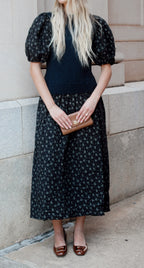 Midnight Floral Dress