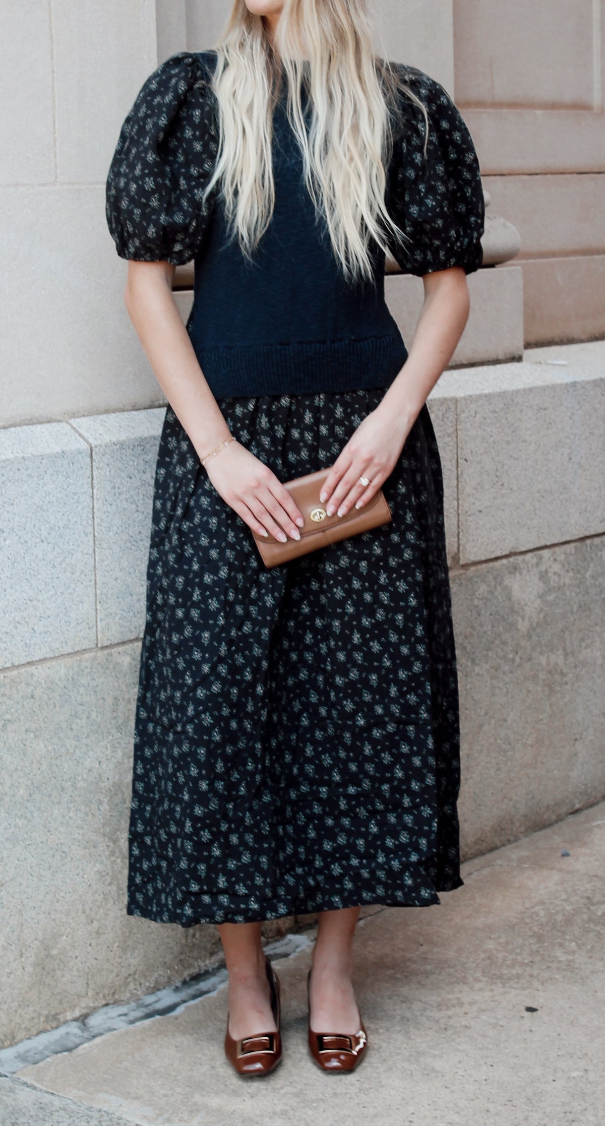 Midnight Floral Dress