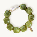 Chucky Green Fray Pearl Bracelet