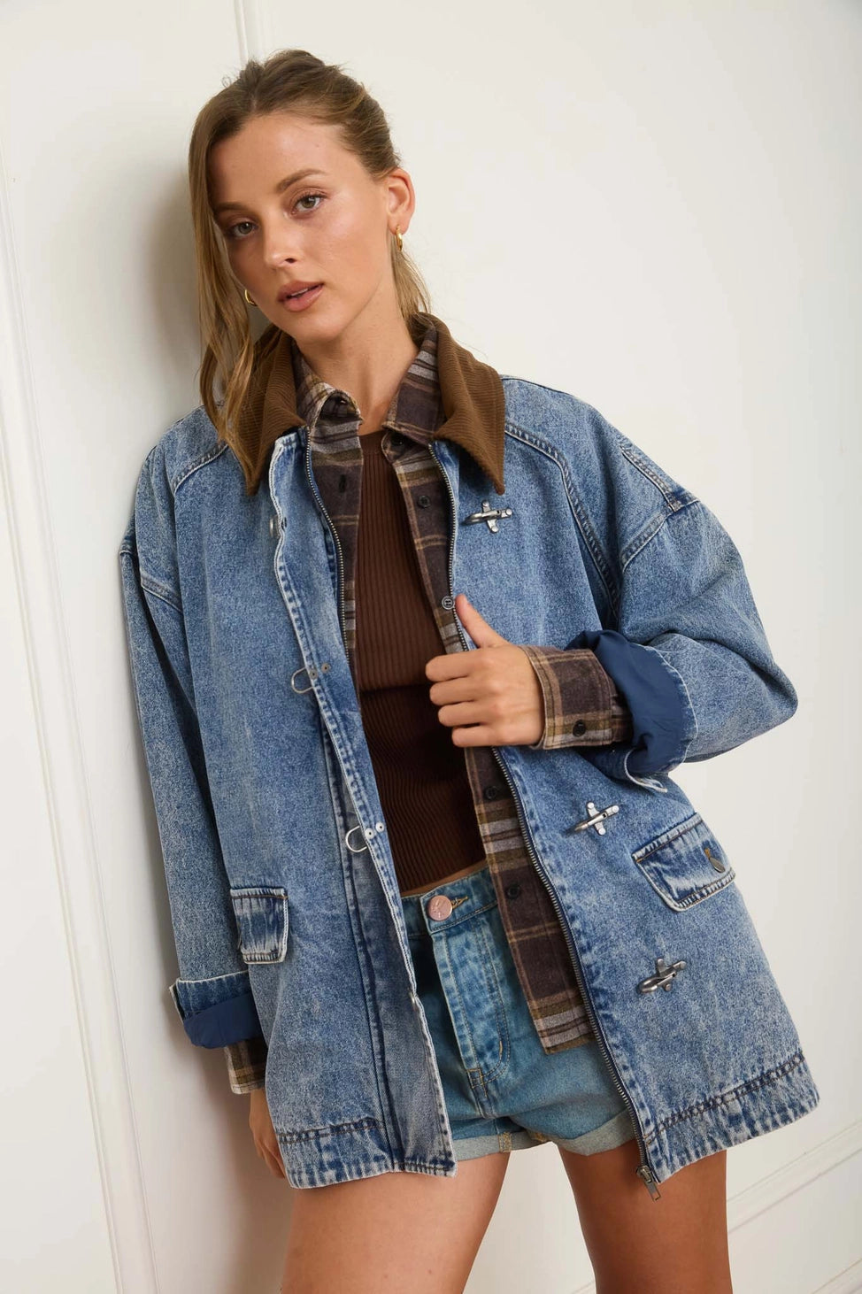Latch Hook Denim Jacket