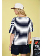 Stripe Shirt- Navy