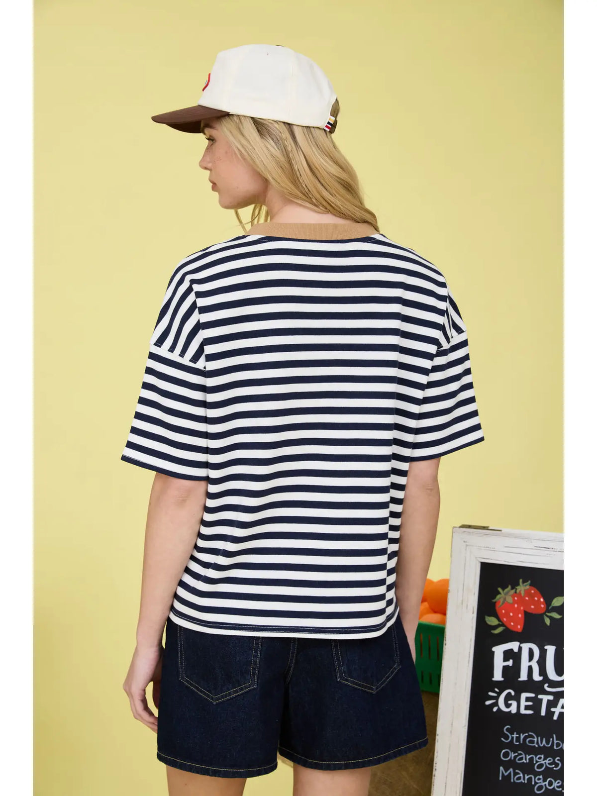 Stripe Shirt- Navy